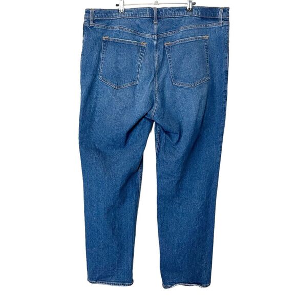 Abercrombie & Fitch 90s Straight Jeans Women’s Size 35 Blue Ultra High Rise - Picture 8 of 13